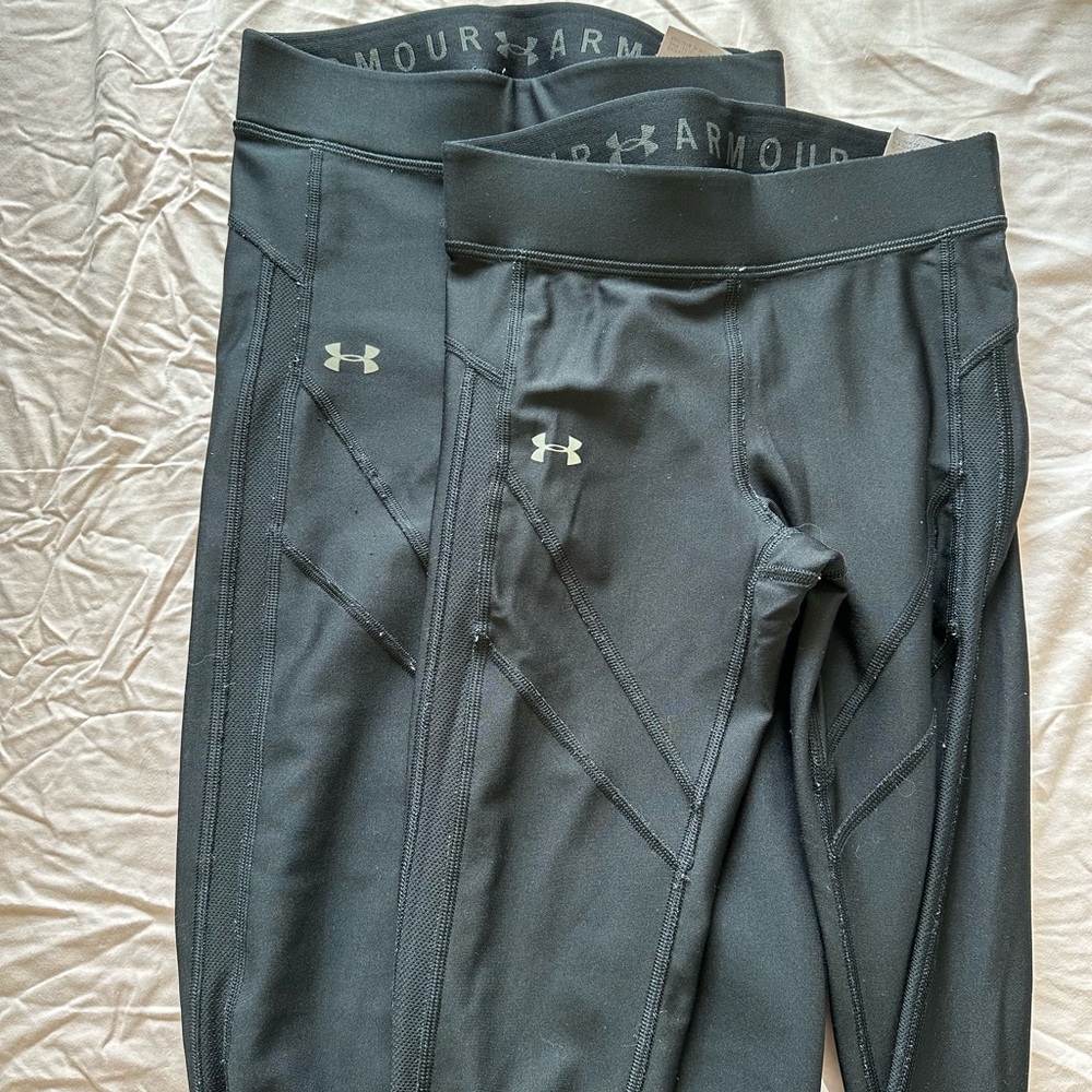 (2/$20) Under Armour Black Leggings Set